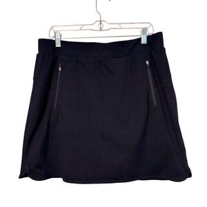 T By Talbots Skort Sz. XL Navy Blue Pull On Active Stretch Packable